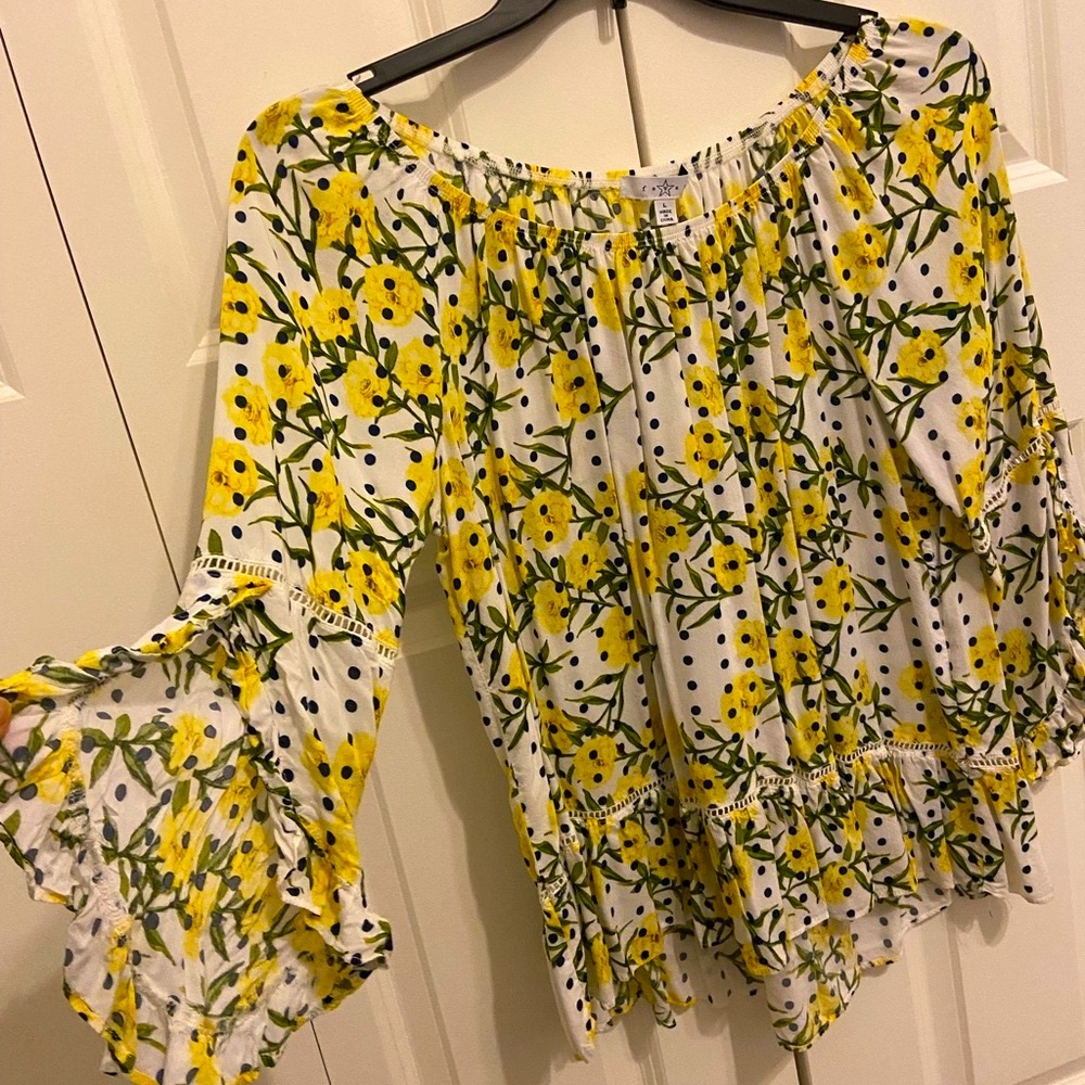 Floral Blouses Tops Fever Large - Picture 8 of 9
